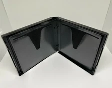 20 New High Quality 12-CD DVD Black Poly Cases w/Sleeve PP12BLK