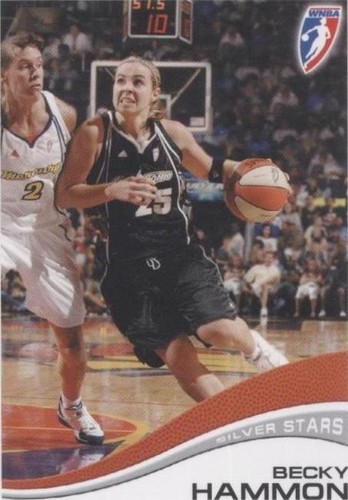 BECKY HAMMON Signed 8.5 x 11 Photo WNBA Basketball LAS VEGAS ACES