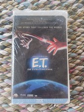 E.T. The Extra-Terrestrial (VHS) Brand New with plastic flim | plastic VHS cove 