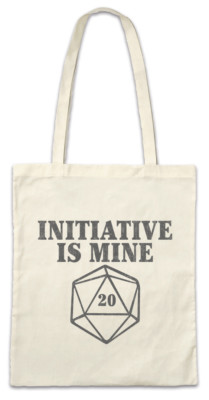 Intiative Is Mine Stofftasche Einkaufstasche Pen & Paper RPG Role Play Larp Fun