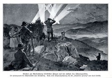 1914 Kriegsausbruch: Wachen zur Beobachtung auf den H&ouml;hen des Schwarzwald *  WW1