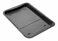 Zenker Ofenblech 34,5-52 Cm Aus Stahl Schwarz Ausziehbar Backblech Kuchen Backen