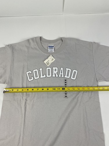 NWT Vintage Colorado T Shirt Size Medium Beige tan Arc Logo - Picture 5 of 6