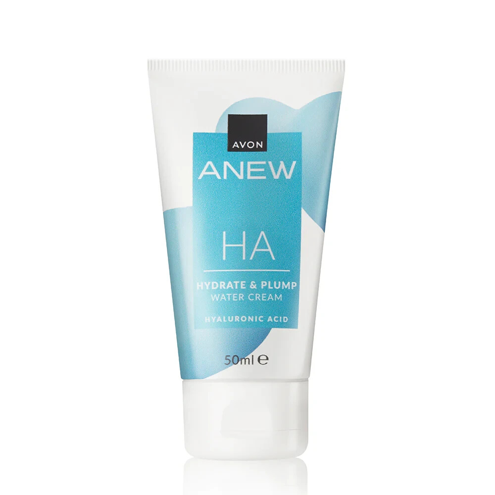 Avon Anew HA Hydrate & Plump Water Cream Hyaluronic 50ml - New - Boxed  Free P&P