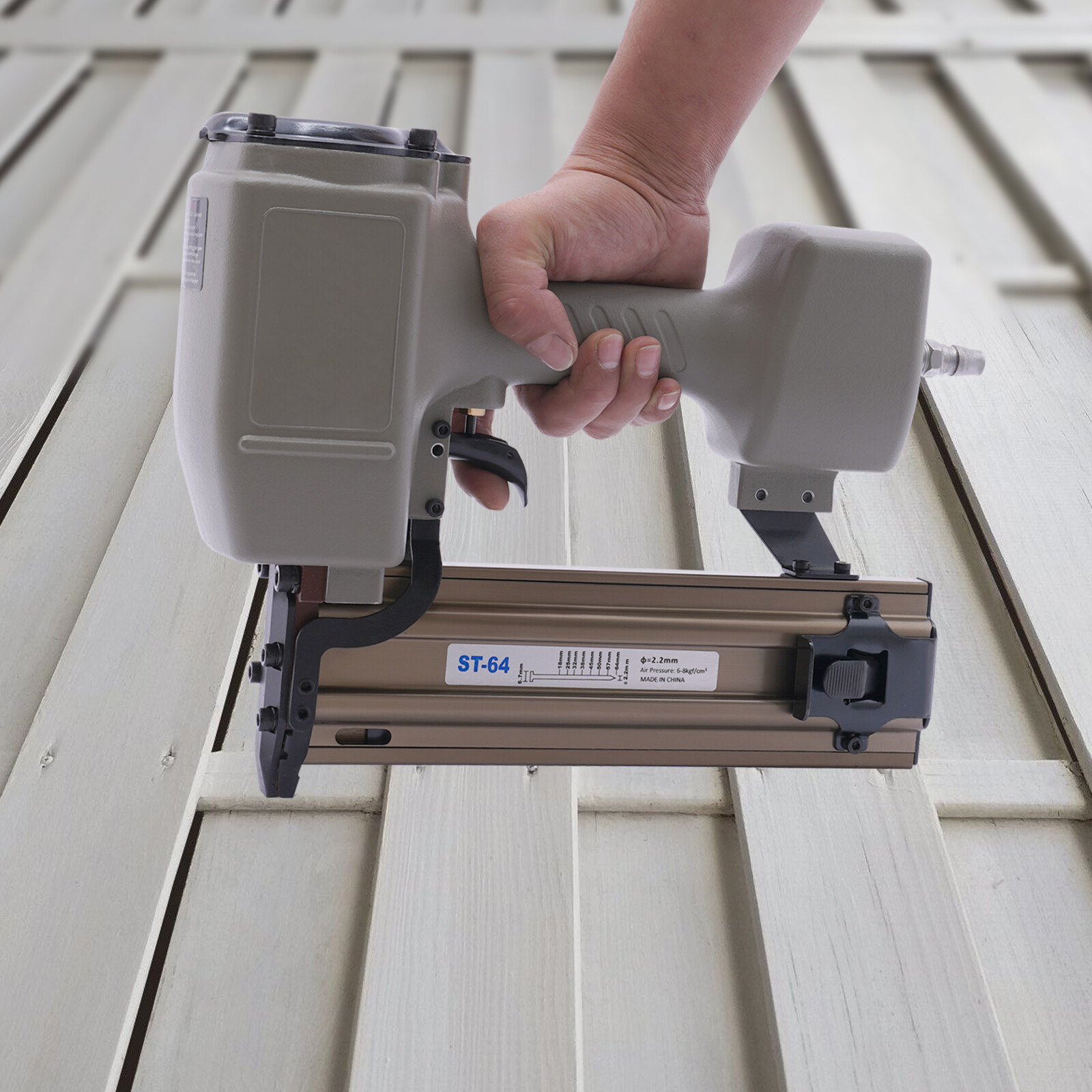 14-Gauge Pneumatic Brad Nailer Pneumatic Air Compressor Nail Gun 100psi