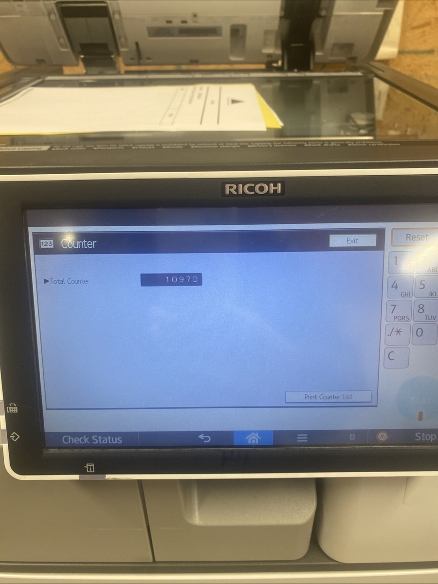 Ricoh MP 2555 B/W Printer - 25 PPM, Low Meter, Excellent Condition