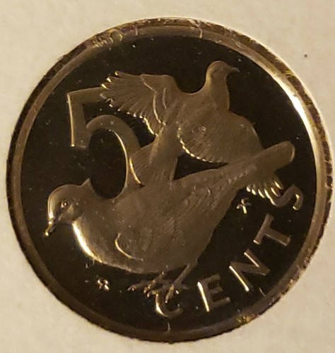 Britische Jungferninseln (5) Five Cent 1973FM (P) kupfernickelsichere Münze - Bild 4 von 4