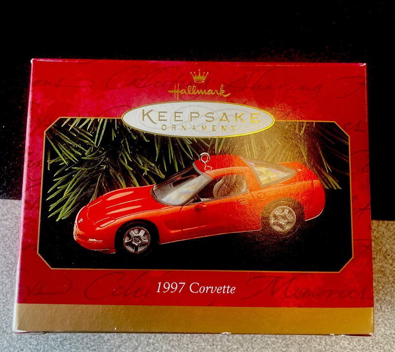 Hallmark Keepsake Ornament 1997 Chevrolet Corvette Red Christmas Tree Ornament
