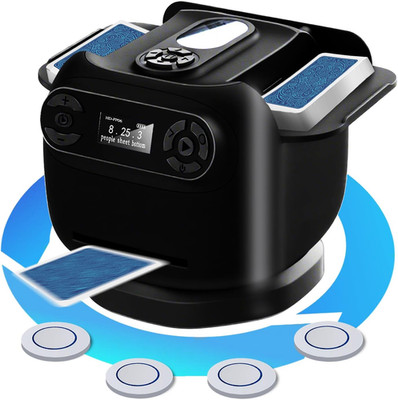 2026 Automatic Card Shuffler and Dealer Machine, 2-in-1 Smart 360°Rotating Card