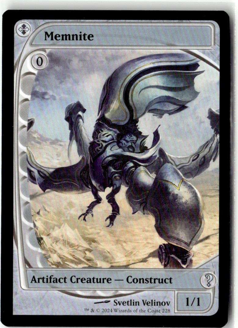 Memnite (Future Sight) NM Mystery Booster 2 Magic 228