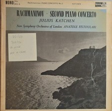 Racmaninoff Second Piano Concerto Vinyl Record VG/VG ACL.6 