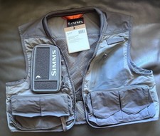 Simms Freestone Fly Fishing Vest - Pewter - L...