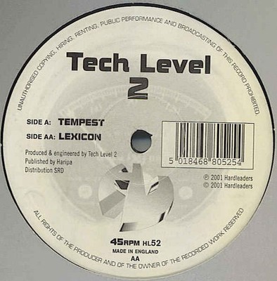 Tech Level 2 - Tempest / Lexicon (12'') 2001 UK (VG)