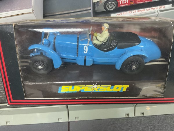 SCALEXTRIC ALFA ROMEO 8C  # 9 LEMANS WINNER 1934 ESCALA 1:32.COCHE MODIFICADO.