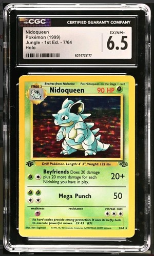 Nidoqueen (1st Edition) graded CGC 6.5 for sale on eBay