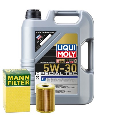 Motoröl 5W30 LIQUI MOLY Special Tec F 5L +MANN Ölfilter