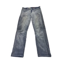 Anthropologie Pilcro Slim Boyfriend Corduroy Pants Blue Grey Size W30 L28