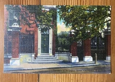 Vintage 20s Postcard Entrance To 14 Legare Street, Charleston S.C.