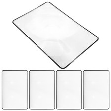 5 Pcs Magnifier for Reading Book 3x Magnifying Lens Fresnel Page