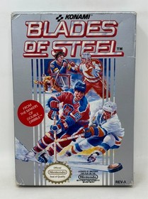 NES Nintendo - Blades of Steel Hockey - CIB Complete / Tested (Konami, 1988)