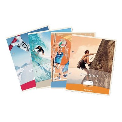 Aurora Cursusblok splendid 70g/m2 21x29,7cm geruit 5x5mm 2gaats 2