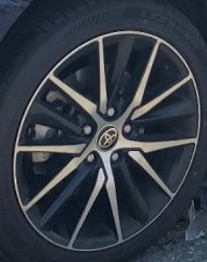 2022 Camry OE Wheel 18x8 15 Spoke Black Toyota