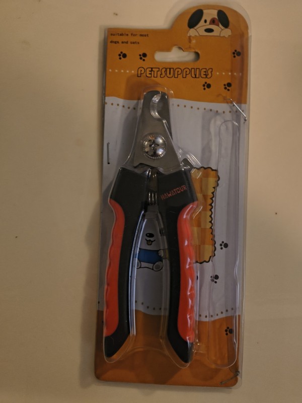 HAWATOUR Dog & Cat Nail Clipper Claw Trimmer Black/Orange X00260LJ23