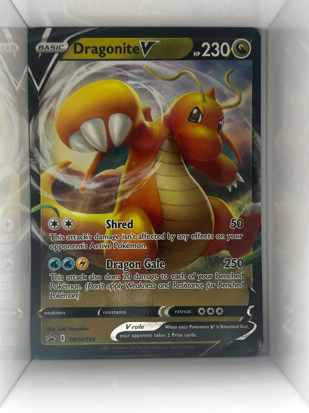 Dragonite V - Holo Promo - Sword & Shield Promo - Pokemon - SWSH154 - NM/M
