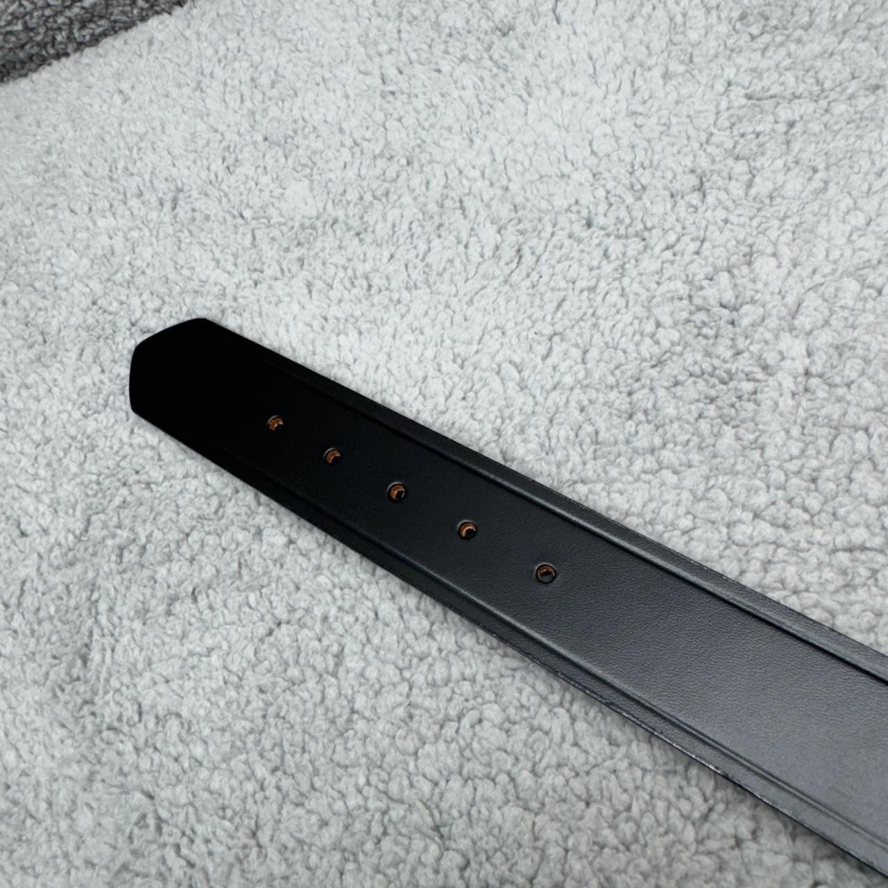 Dutyman Garrison Belt 42 Black Silver Buckle Plain 1.75 Inch Law Enforcement EMT