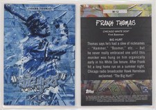2017 Topps Fire Monikers Blue Chip Frank Thomas #M-12 HOF