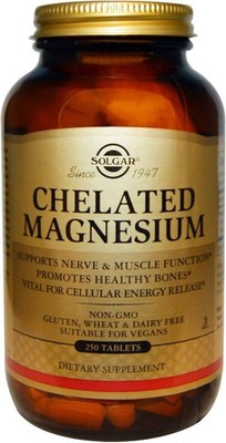 Solgar Chelated Magnesium 250 Tablets 10/29