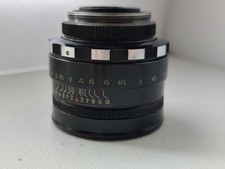 HELIOS 44-2 F/2 58mm Early RARE BLACK ZEBRA 8 blades Biotar Designed