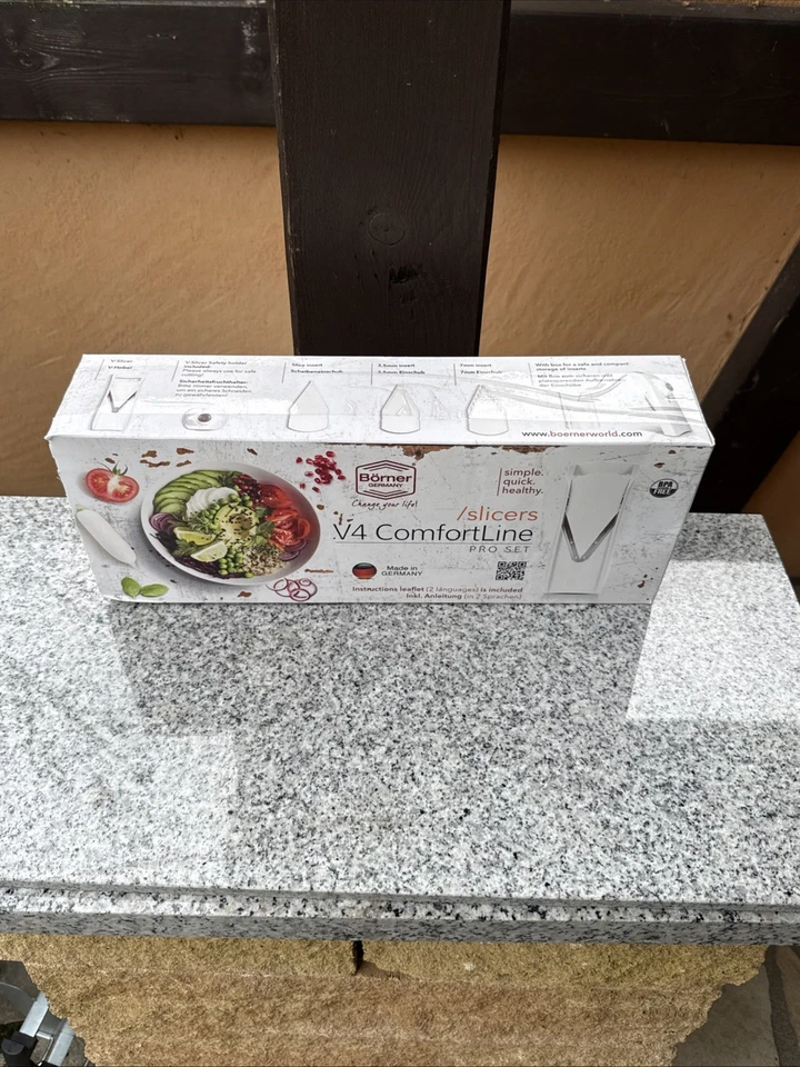 Börner V4 Set ComfotLine Gemüsehobel V-Hobel Gemüseschneider Reibe | NEU - Bild 2 von 4