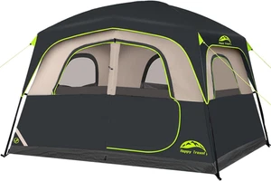 Tente 6 Tentes de personne pour le camping, étanche Installation facile Tente de camping avec Rainfly