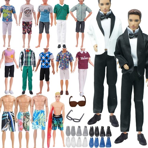 23 PCS Doll Clothes Compatible with Ken Dolls Clothes and Accessories Set, 