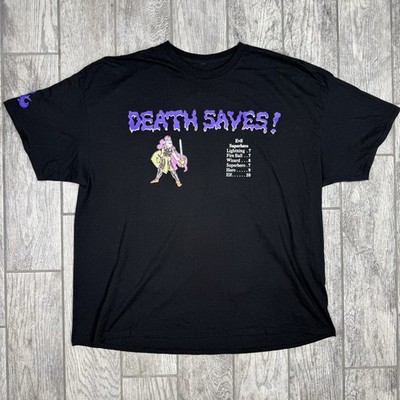 Death Saves Shirt - Dungeon Master Dungeon s & Dragons - Evil Superhero Size 4XL