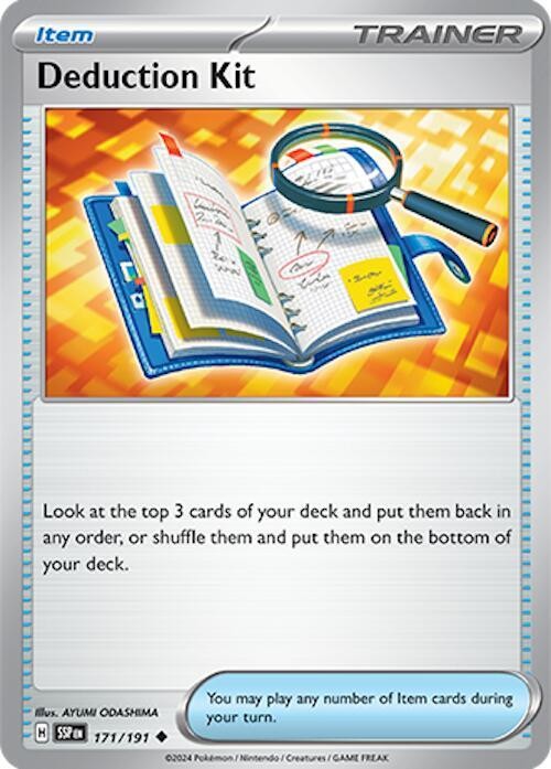 Deduction Kit Uncommon SV08: Surging Sparks 171/191 NM