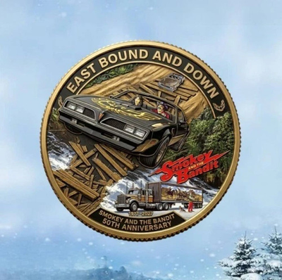 #ad Smokey And The Bandit 50th Anniversary 1977 2027 Commemorative Coin $20.99