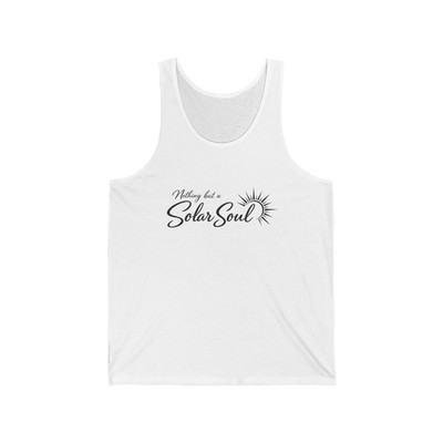 Solar Soul, Tank | Minimal Script Sun Design