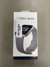 Fitbit Versa Smart Watch, Gray/Silver Aluminium, One Size S  L Bands Included 