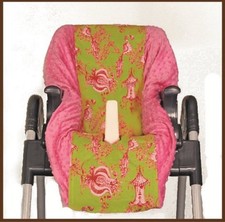 Messy Monkey High Chair Slip Cover - Fits Most Standard / Modern High Chairs