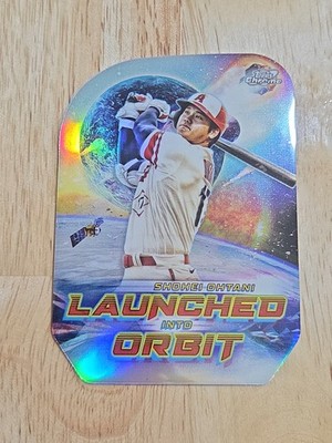 2023 Topps Chrome Cosmic SHOHEI OHTANI Launched Into Orbit #LIO-2 Angels Dodgers