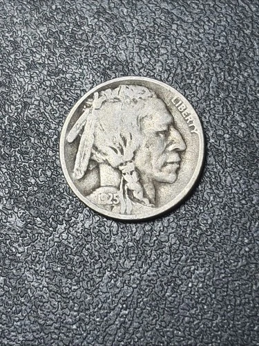 1925 S Buffalo Nickel Half Horn