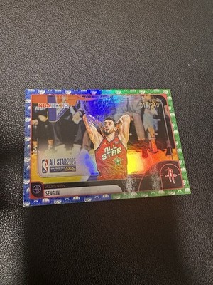 2025-26 Topps NBA Hoops-Alperen Sengun All-Star Green And Blue /249-Rockets
