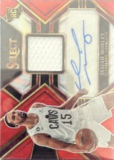 2022 PANINI SELECT ROOKIE JERSEY AUTOGRAPHS ISAIAH MOBLEY RED WAVE PRIZMS