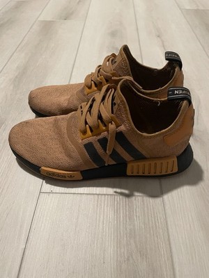*Rare* Adidas NMD R1 Raw Desert Shoes Men Size 10 - Brown Black