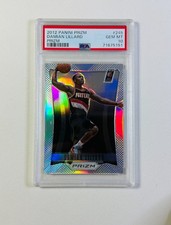 2012 PRIZM DAMIAN LILLARD SILVER PSA 10 LOW POP RARE ROOKIE RC BLAZERS 1ST YEAR