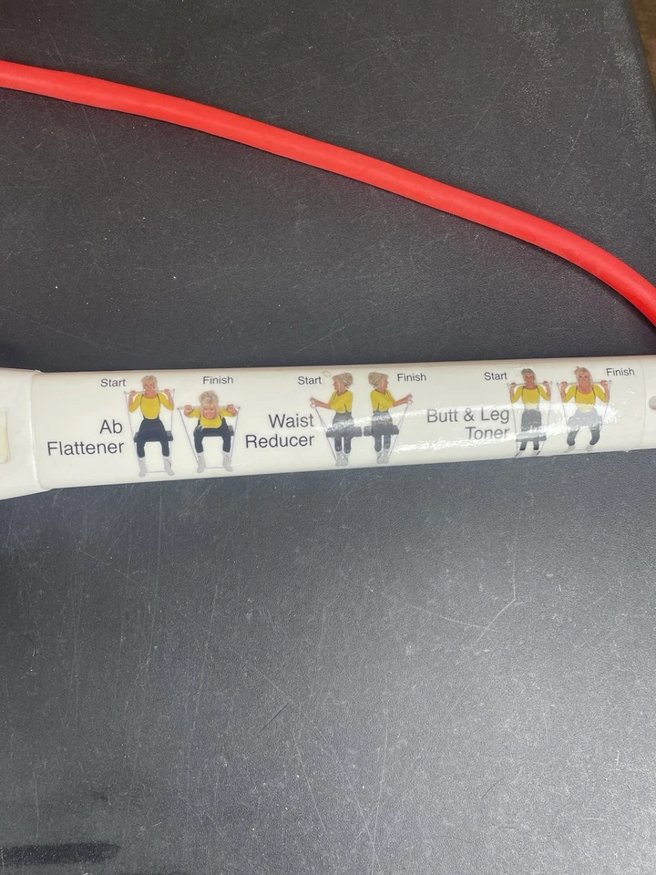 Greer Childers Gymbar by Body Flex System barra de toner com faixa de resistência vermelha - Imagem 4 de 4