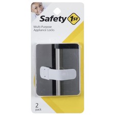 Safety 1st Multi Purpose Latch 2 Pack White Child Proof Appliance Locks