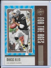 Marcus Allen 2020 Panini Legacy For the Ages Indigo #FTA-MA #d 14/25